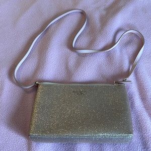 Kate Spade pink glitter purse